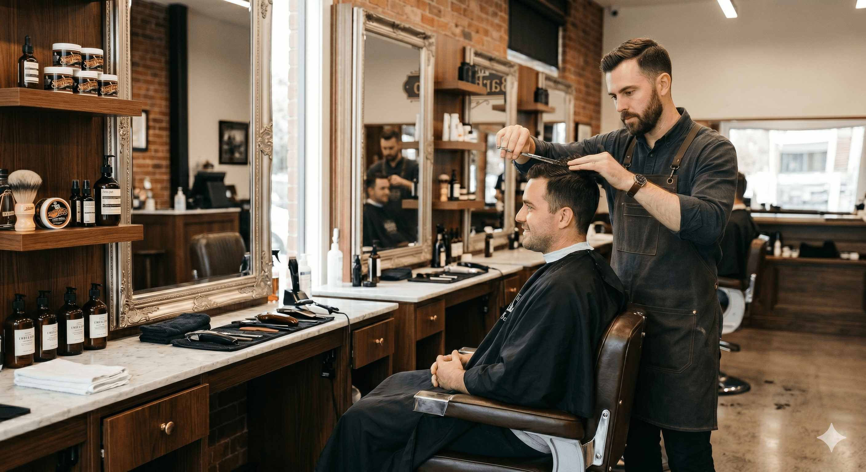 MThree Barbershop case study image