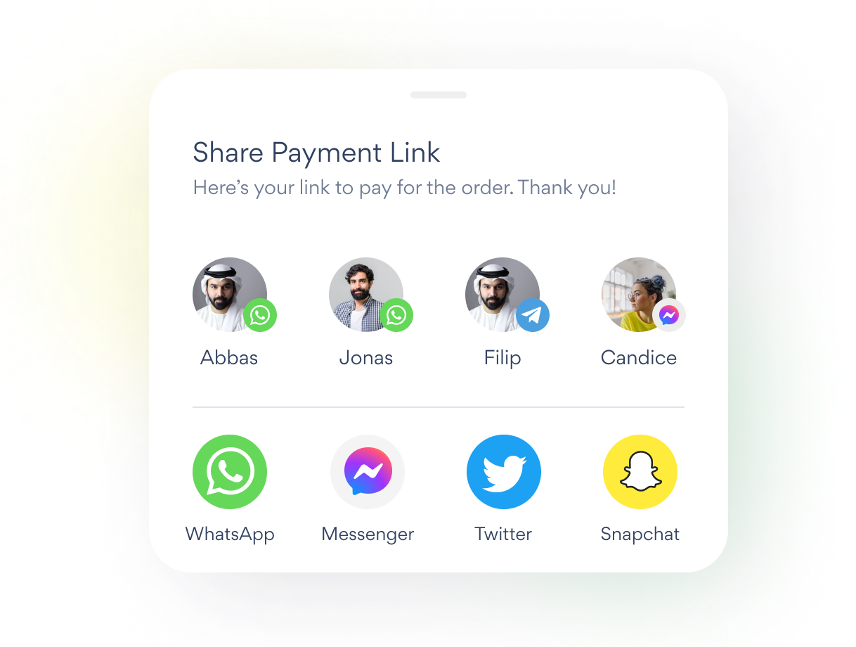 Create and share gorgeous payment links on your phone with Nomod