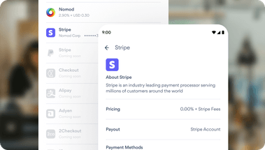 Use your Stripe account on your phone with Nomod