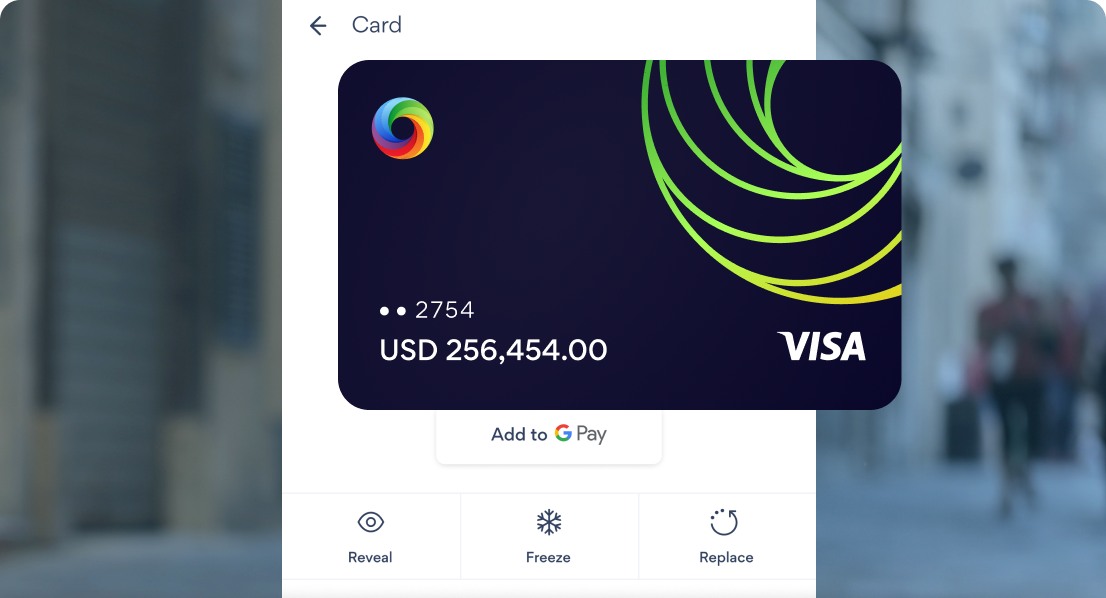 Get a virtual Visa card to spend online or in-person on your phone with Nomod